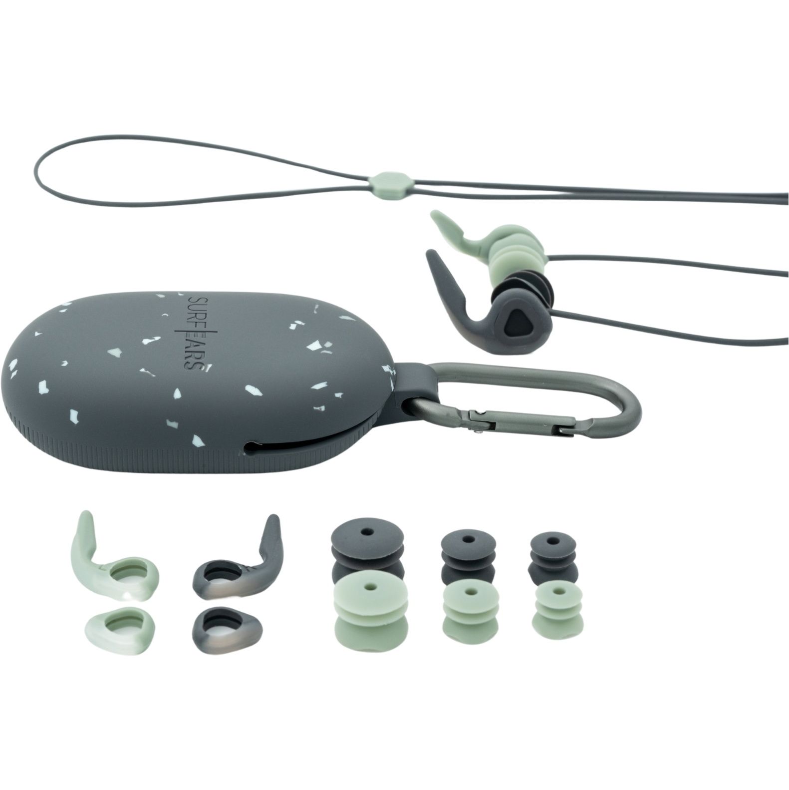 2026 SurfEars 4.0 Ear Plugs SESEPA4BKSANS - Black / Sage